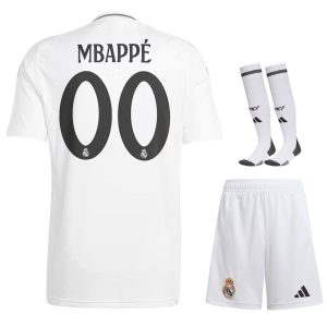 MAILLOT KIT ENFANT REAL MADRID DOMICILE 2024 2025 MBAPPE