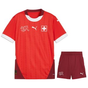 MAILLOT KIT ENFANT SUISSE DOMICILE EURO 2024