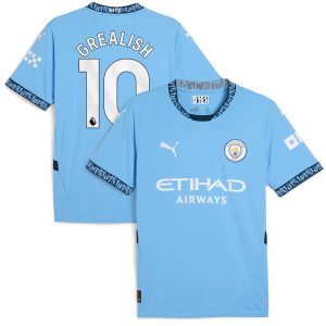 MAILLOT MANCHESTER CITY DOMICILE 2024 2025 GREALISH