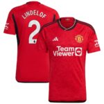 MAILLOT MANCHESTER UNITED DOMICILE 2023 2024 LINDELOF