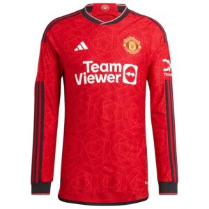 MAILLOT MANCHESTER UNITED DOMICILE 2023 2024 MANCHES LONGUES