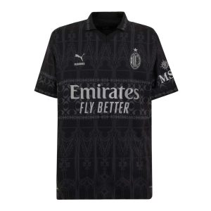 MAILLOT MILAN AC 2023 2024 FOURTH X PLEASURES NOIR