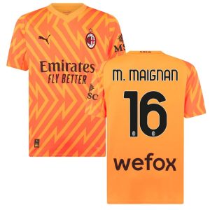 MAILLOT MILAN AC EXTERIEUR GARDIEN 2023 2024 MAIGNAN