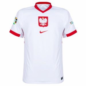 MAILLOT POLOGNE DOMICILE BADGES EURO 2024