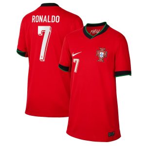 MAILLOT PORTUGAL DOMICILE EURO 2024 RONALDO ENFANT