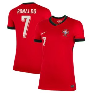 MAILLOT PORTUGAL DOMICILE EURO 2024 RONALDO FEMME