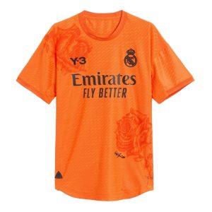 MAILLOT REAL MADRID 2023 2024 FOURTH YAMAMOTO ORANGE