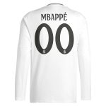 MAILLOT REAL MADRID 2024 2025 MBAPPE MANCHES LONGUES