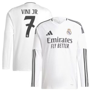 MAILLOT REAL MADRID 2024 2025 VINI JR. MANCHES LONGUES