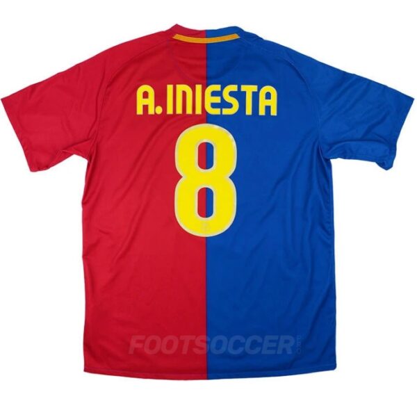 MAILLOT BARCA DOMICILE 2008-2009 INIESTA