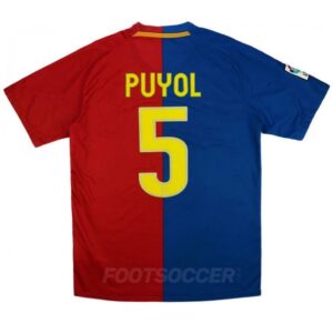 MAILLOT BARCA DOMICILE 2008-2009 PUYOL