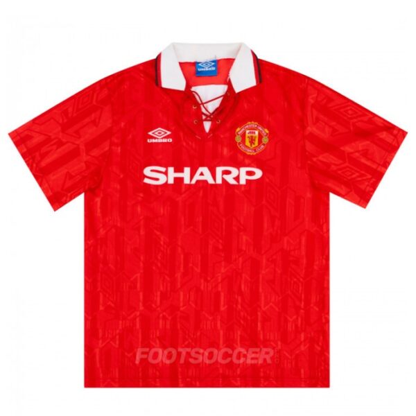 1992-94 MAILLOT RETRO VINTAGE MANCHESTER UNITED HOME