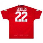 1994-96 MAILLOT RETRO VINTAGE MANCHESTER UNITED HOME SCHOLES