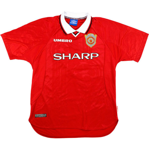 1997-00 MAILLOT RETRO VINTAGE MANCHESTER UNITED HOME SOLSKJAER