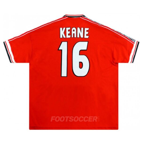 1998-00 MAILLOT RETRO VINTAGE MANCHESTER UNITED HOME KEANE