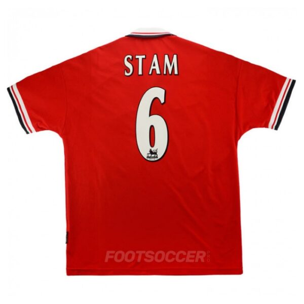 1998-00 MAILLOT RETRO VINTAGE MANCHESTER UNITED HOME STAM