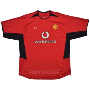 2002-04 MAILLOT RETRO VINTAGE MANCHESTER UNITED HOME