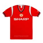 1984-86 MAILLOT RETRO VINTAGE MANCHESTER UNITED HOME