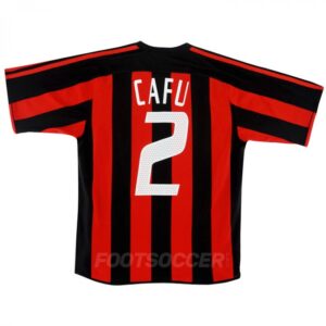 2003-04 MAILLOT RETRO VINTAGE MILAN AC HOME CAFU