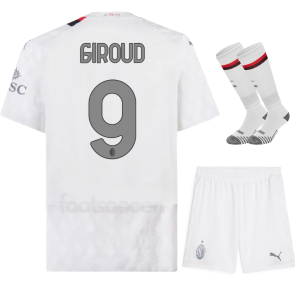 MAILLOT KIT ENFANT MILAN AC EXTERIEUR 2023 2024 GIROUD