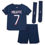 MAILLOT KIT ENFANT PSG DOMICILE MBAPPE 2023 2024