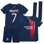 MAILLOT KIT ENFANT PSG DOMICILE MBAPPE 2023 2024