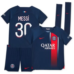 MAILLOT KIT ENFANT PSG DOMICILE MESSI 2023 2024